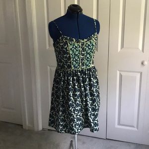 LC Lauren Conrad teal blue green dress